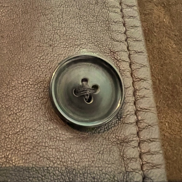 Billy Reid Soft Leather Shirt Jacket - Size Large - Picture 6 of 8